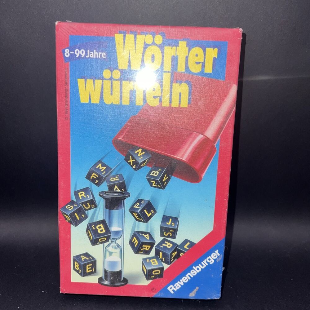 Ravensburger 23097 – Wörter würfeln NEW 1999 Board Game 8-99 Jahre SEALED